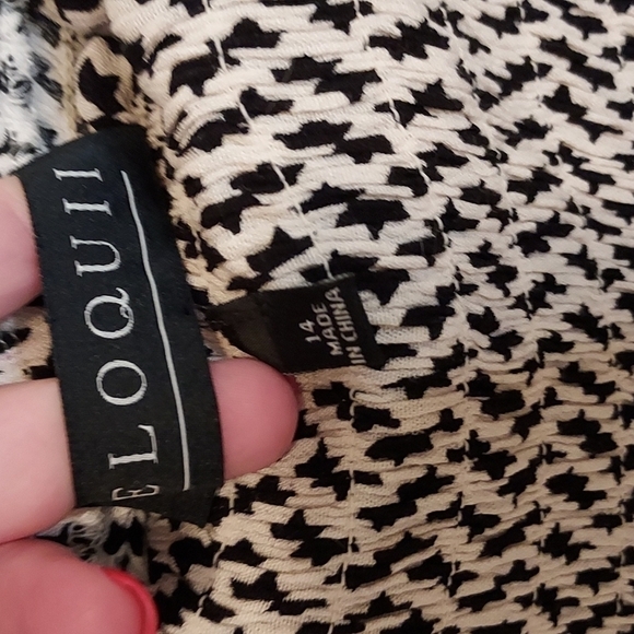 Eloquii Printed Smocked Top - Picture 4 of 9